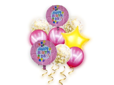 Luftballon Set Happy Birth Day