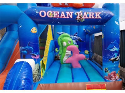 Hüpfburg Ocean Park mit Rutsche