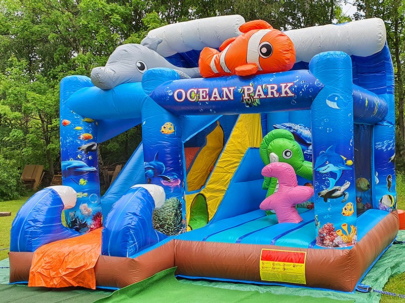 Hüpfburg Ocean Park mit Rutsche