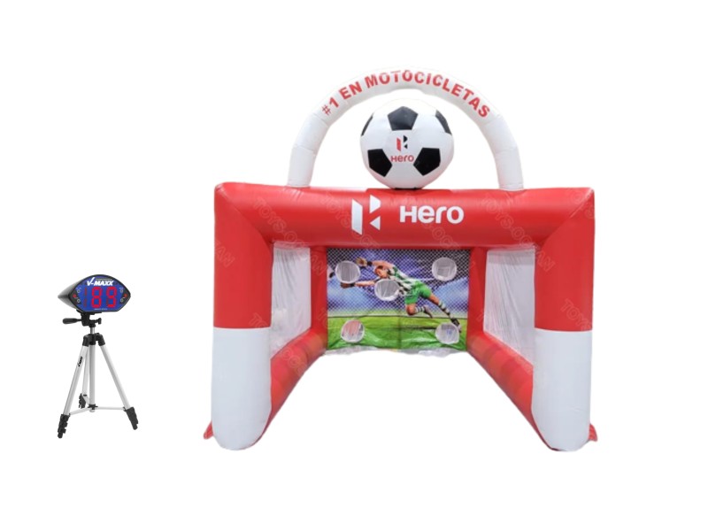 Fußballtor mit Radar